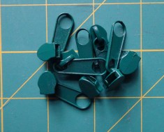 Zipper für EndlosreiÃverschluss (Farbe 28 Flaschengrün)